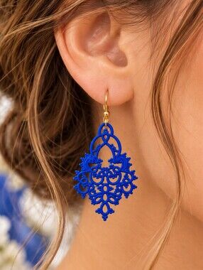 MODCLOTH MOONSHINE MOROCCAN EARRINGS 1